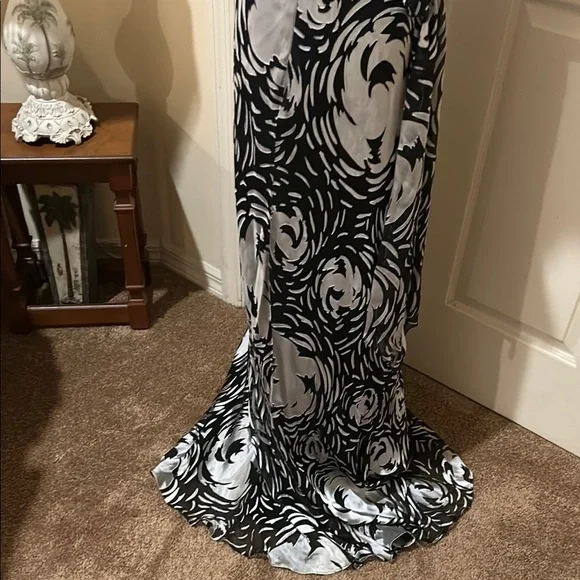 black and white dress with buttons Black Work Dress With White Piping